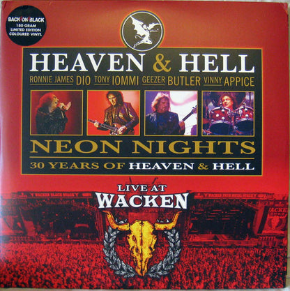 Heaven & Hell (2) : Neon Nights • 30 Years Of Heaven & Hell • Live At Wacken (2xLP, Album, Red)