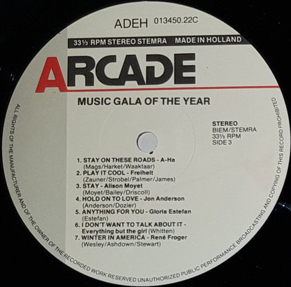 Various : Music Gala Of The Year '88 (2xLP, Comp)