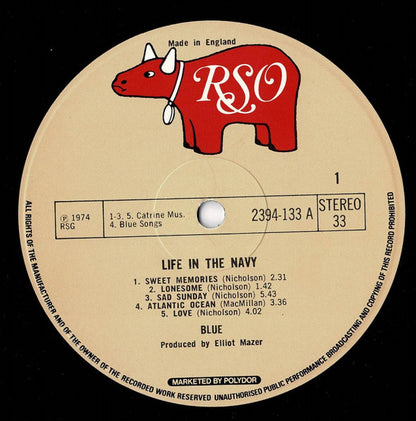 Blue (31) : Life In The Navy (LP, Album)