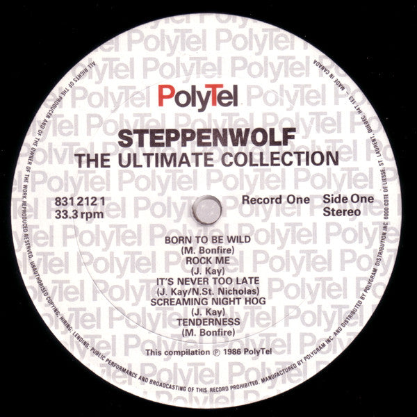 Steppenwolf : The Ultimate Collection (2xLP, Comp)