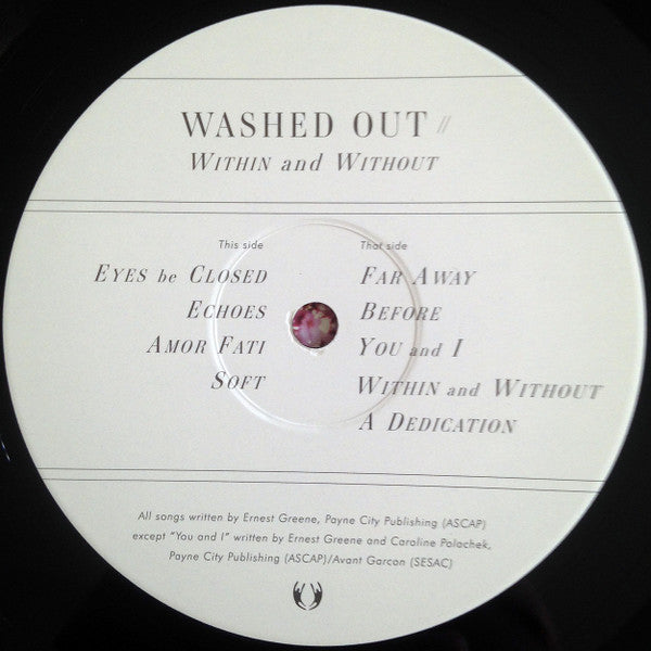 Washed Out : Within And Without (LP, Album, 180)