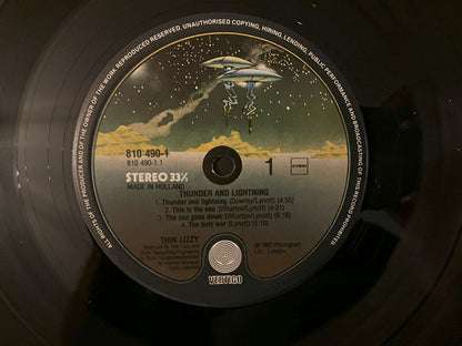 Thin Lizzy : Thunder and Lightning (LP, Album)