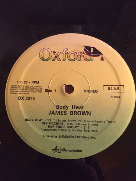 James Brown : Body Heat (LP)