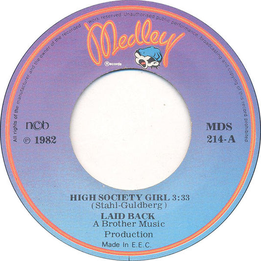 Laid Back : High Society Girl / So Wie So (7", Single)