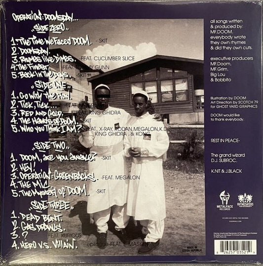 MF Doom : Operation: Doomsday (2xLP, Album, RE, RM)