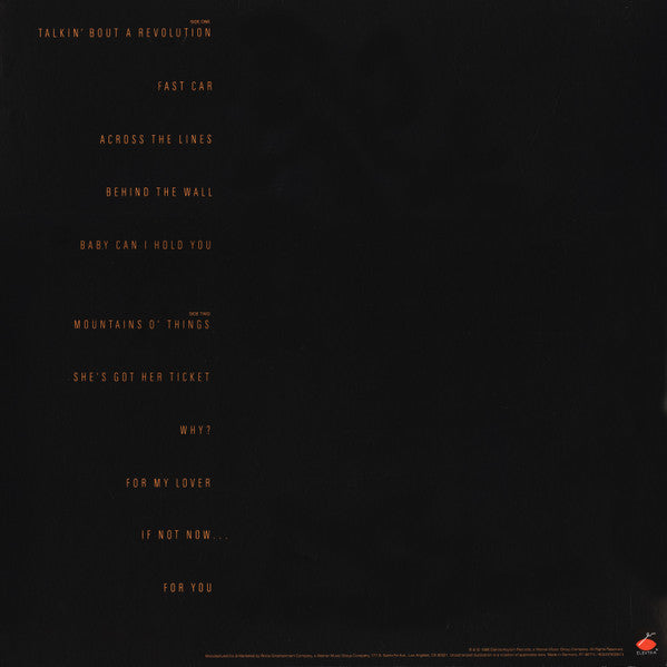 Tracy Chapman : Tracy Chapman (LP, Album, RE, 35t)