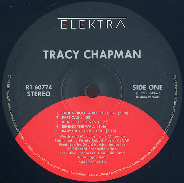 Tracy Chapman : Tracy Chapman (LP, Album, RE, 35t)