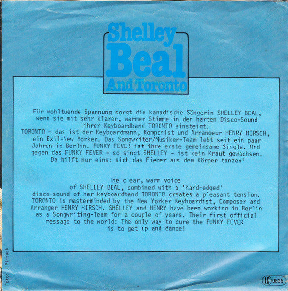 Shelley Beal And Toronto (7) : Funky Fever (7", Single)