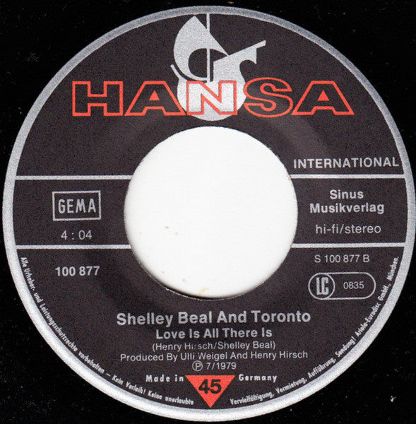 Shelley Beal And Toronto (7) : Funky Fever (7", Single)