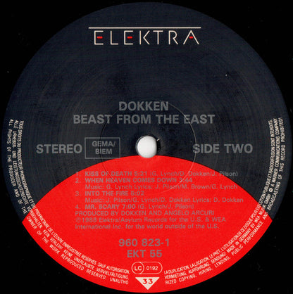 Dokken : Beast From The East (2xLP, Album, RSA)