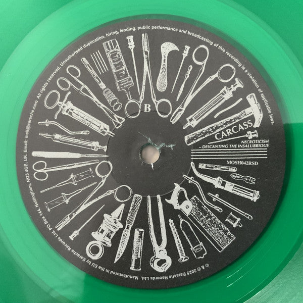 Carcass : Necroticism - Descanting The Insalubrious (LP, Album, RSD, Ltd, RE, RP, Gre)
