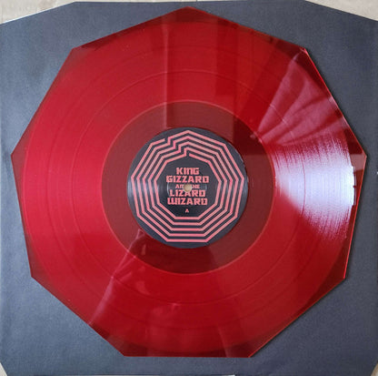 King Gizzard And The Lizard Wizard : Nonagon Infinity Live (2x12", Shape, Comp, Cle)