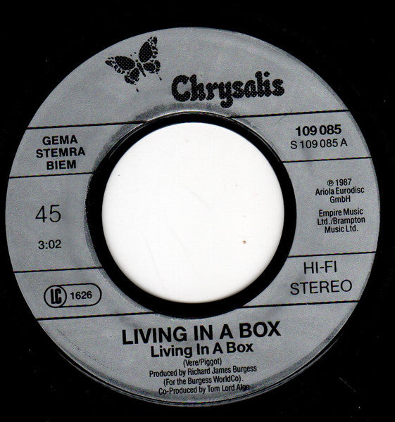 Living In A Box : Living In A Box (7", Single, Sid)