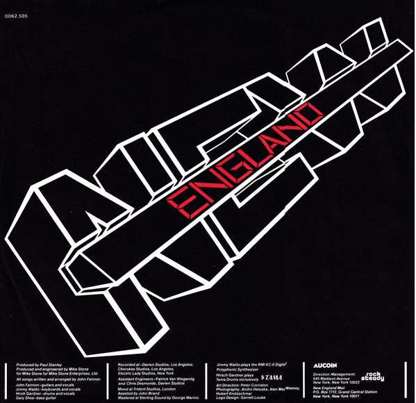 New England : New England (LP, Album)