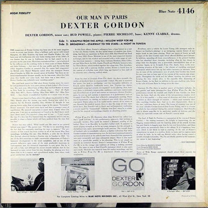 Dexter Gordon : Our Man In Paris (LP, Album, Mono, Dee)
