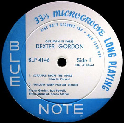 Dexter Gordon : Our Man In Paris (LP, Album, Mono, Dee)