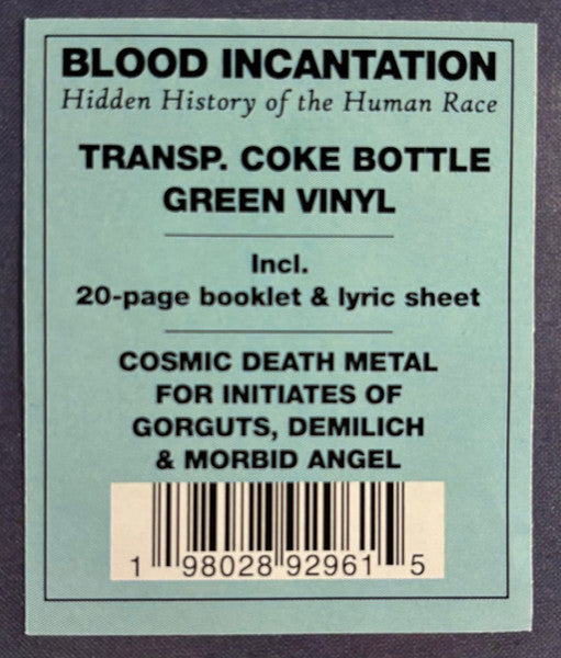 Blood Incantation : Hidden History Of The Human Race (LP, Album, RE, Cok)