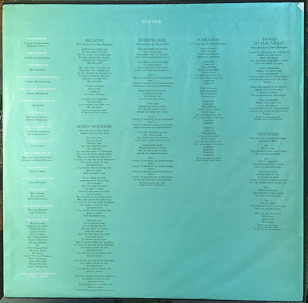 Fleetwood Mac : Tango In The Night (LP, Album, Tel)