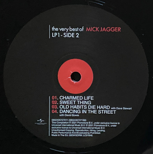 Mick Jagger : The Very Best Of Mick Jagger (2xLP, Comp, RE, RM, Gat)