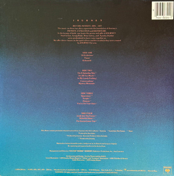 Journey : In The Beginning (1975-1977) (2xLP, Album, Comp, RE, RM, Car)