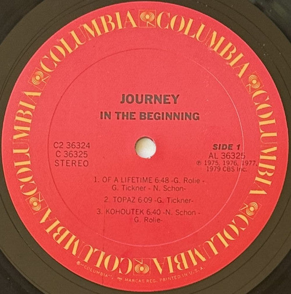 Journey : In The Beginning (1975-1977) (2xLP, Album, Comp, RE, RM, Car)