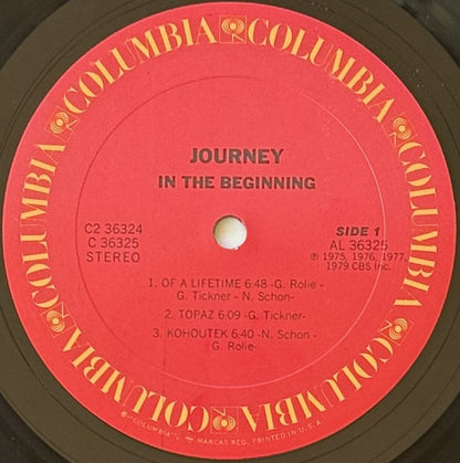 Journey : In The Beginning (1975-1977) (2xLP, Album, Comp, RE, RM, Car)