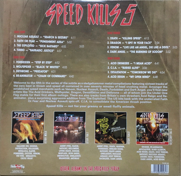 Various : Speed Kills 5 (Head Crushing Metal) (2xLP, Comp)