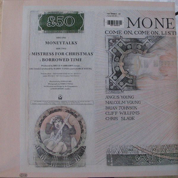 AC/DC : Moneytalks (12", Single)
