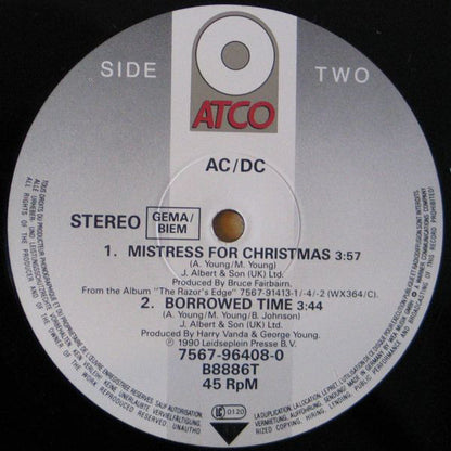 AC/DC : Moneytalks (12", Single)