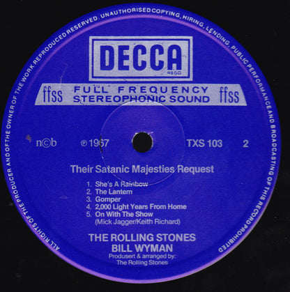 The Rolling Stones : Their Satanic Majesties Request (LP, Album, RE)