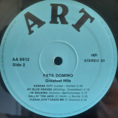 Fats Domino : Greatest Hits (LP, Comp, RE)