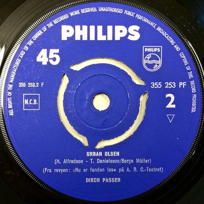Dirch Passer : Hul I Spanden (7")