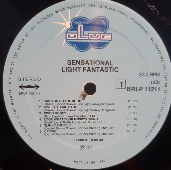 Light Fantastic (2) : Sensational (LP, Album)