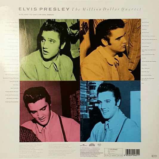 Elvis Presley With Jerry Lee Lewis And Carl Perkins : The Million Dollar Quartet (LP)