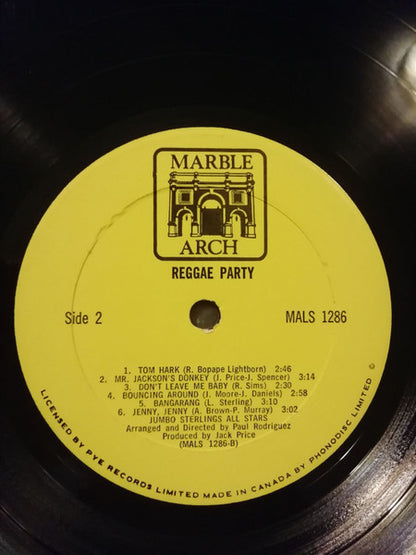 Jumbo Sterlings All Stars : Reggae Party (LP, Album)