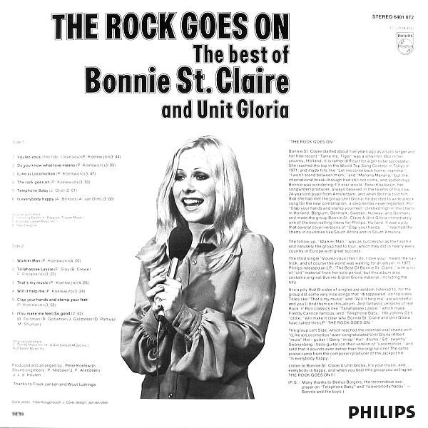 Bonnie St. Claire And Unit Gloria : The Rock Goes On - The Best Of Bonnie St. Claire And Unit Gloria (LP, Album)