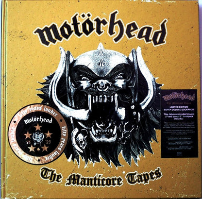 Motörhead : The Manticore Tapes (LP, Album, Cle + LP, Album, Cle + 7", Single, Cle )
