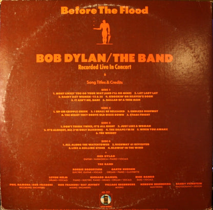 Bob Dylan / The Band : Before The Flood (2xLP, Album, RE, Spe)