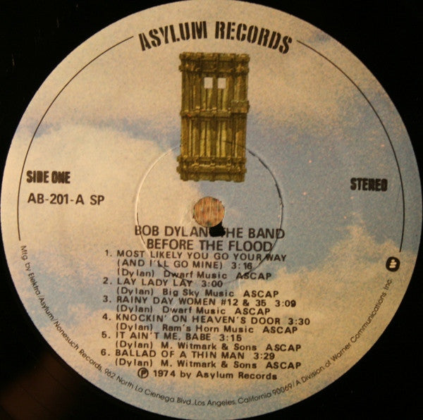 Bob Dylan / The Band : Before The Flood (2xLP, Album, RE, Spe)