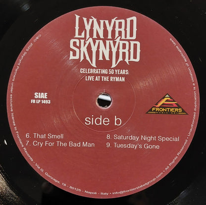 Lynyrd Skynyrd : Celebrating 50 Years: Live At The Ryman (2xLP, Album)