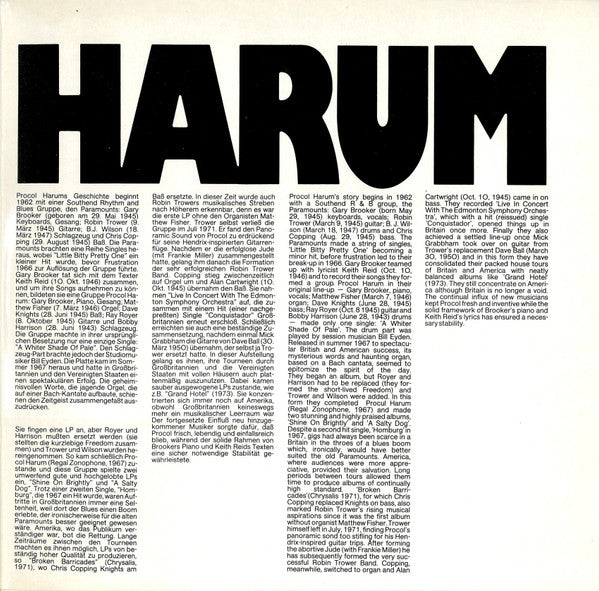 Procol Harum : Starportrait (2xLP, Comp)