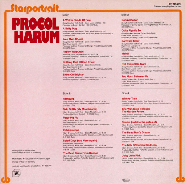 Procol Harum : Starportrait (2xLP, Comp)