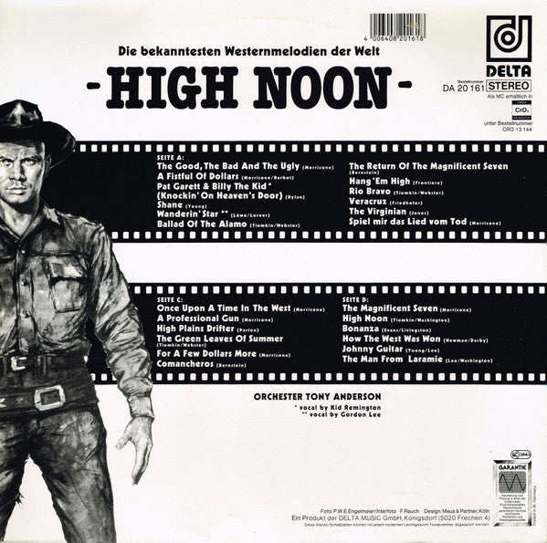 Orchester Tony Anderson : High Noon (Die Bekanntesten Westernmelodien Der Welt) (2xLP, Comp)