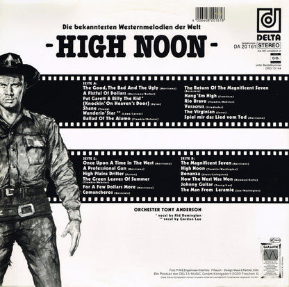 Orchester Tony Anderson : High Noon (Die Bekanntesten Westernmelodien Der Welt) (2xLP, Comp)