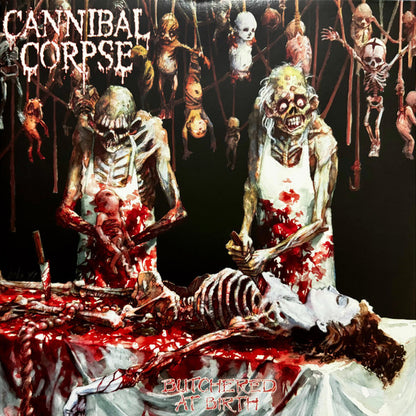 Cannibal Corpse : Butchered At Birth (LP, Album, Ltd, RE, RM, Whi)