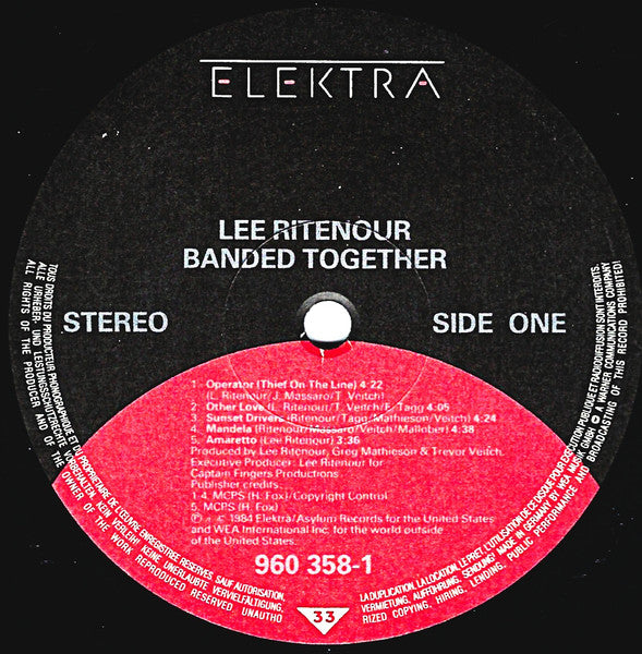 Lee Ritenour : Banded Together (LP, Album)