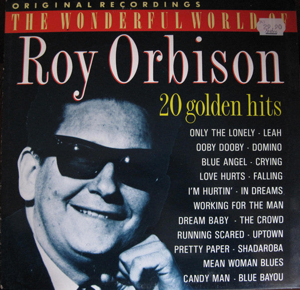 Roy Orbison : The Wonderful World Of Roy Orbison (20 Golden Hits) (LP, Comp)