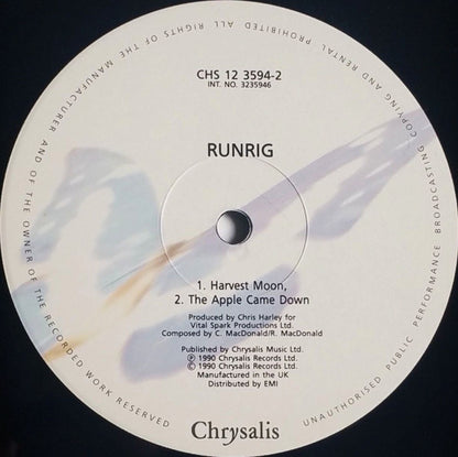 Runrig : Capture The Heart (12", EP, Gat)