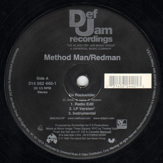 Method Man & Redman : Da Rockwilder (12", RE)