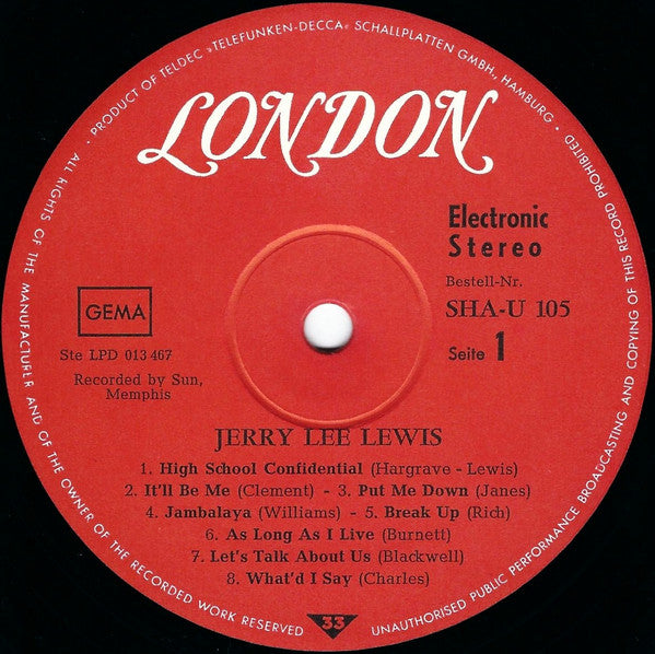 Jerry Lee Lewis : Rock'n'Roll Mit Jerry Lee Lewis (LP, Comp)